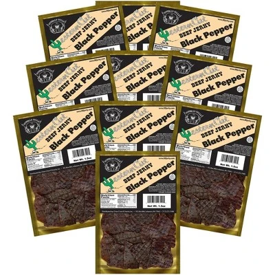 Buffalo Bills 1.5oz Western Cut Black Pepper Beef Jerky - Ten 1.5oz Packs 4 Buffalo Bills 1.5oz Western Cut Black Pepper Beef Jerky - Ten 1.5oz Packs - Image 4