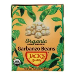 Jack's Quality Organic Garbanzo Beans - Low Sodium - Case Of 8 - 13.4 Oz -Lipton Sale Store GUEST 0516e768 0ec2 4a00 bc5b 3a65a6771e60