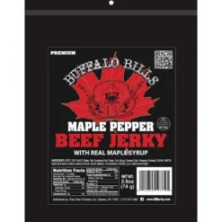 Buffalo Bills 2.6oz Premium Maple Pepper Beef Jerky Packs (six 2.6oz Beef Jerky Packs)