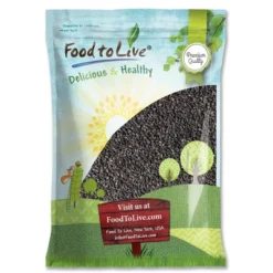 Organic Toasted Black Sesame Seeds – By Food To Live -Lipton Sale Store GUEST 07d3e356 599f 4d27 8419 07ad69a59955