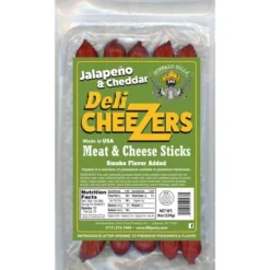 Buffalo Bills 8oz Jalapeno & Cheese Deli CheeZers (Meat & Cheese Sticks) - Four 8oz Packs