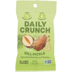 Daily Crunch Dill Pickle Sprouted Almonds And Pepitas - Case Of 8/1.5 Oz