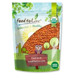 Organic Red Lentils (Football) - By Food To Live -Lipton Sale Store GUEST 12066427 b823 4c9a 8b10 2f6dcb99a830