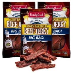 Bridgford Sweet Baby Ray’s Beef Jerky Honey BBQ 10 Oz - Ready To Eat High Protein Jerky For Midday Energy Boost Or A Post Workout Snack -Lipton Sale Store GUEST 16ce6860 06b8 4352 955c 4343c7ab8fb6