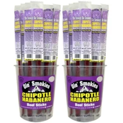 Buffalo Bills 15-ct Chipotle Habanero Ole Smokies (Beef Sticks) - Two 15-ct Tubs -Lipton Sale Store GUEST 19428cbb 2a72 41d1 84fa 4ff9ac8462db