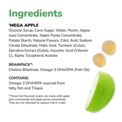 Brainiac Kids Fruit Snacks With Omega-3s Mega Apple - 12.4oz/20ct -Lipton Sale Store GUEST 1aa68b49 56a7 49ec 807c 737cc512d021