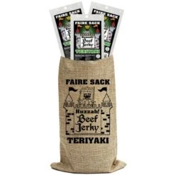 Buffalo Bills Teriyaki 5oz Faire Sack Beef Jerky In Burlap Wine Bag (3 Packs Teriyaki Beef Jerky) -Lipton Sale Store GUEST 1b2bc6cc 368f 41df 8aeb 2a1f43d9c021