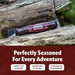 Bridgford Garlic Summer Sausage 16 Oz - Gluten-Free High Protein Garlic Infused Ready-to-Eat Summer Sausage For No-Carb Keto Diets -Lipton Sale Store GUEST 1bd2d81a 1c0a 4403 9210 5c01a5fb4647 1