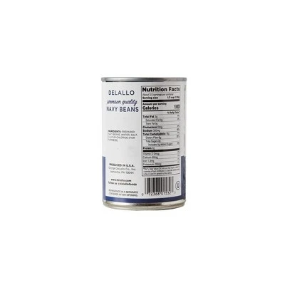 DeLallo Navy Beans, 15.5 Oz Can, (6 Pack) 1 DeLallo Navy Beans, 15.5 Oz Can, (6 Pack)