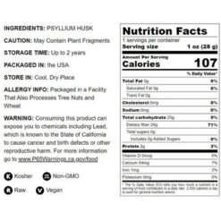 Psyllium Husk Powder - By Food To Live -Lipton Sale Store GUEST 26c99934 186f 485e 8e0b 6ab280f6001a