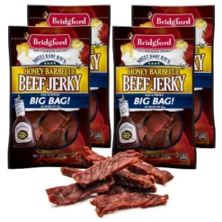 Bridgford Sweet Baby Ray’s Beef Jerky Honey BBQ 10 Oz - Ready To Eat High Protein Jerky For Midday Energy Boost Or A Post Workout Snack -Lipton Sale Store GUEST 29e0dd22 8fd8 4027 bc82 141b9fc333fb