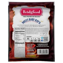 Bridgford Sweet Baby Ray’s Beef Jerky Sweet Teriyaki 3.25 Oz - High Protein Beef Jerky Teriyaki For On The Go Snacking And Busy Lifestyles