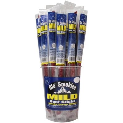 Buffalo Bills 15-ct Mild Ole Smokies (Beef Sticks) - Two 15-ct Tubs 1 Buffalo Bills 15-ct Mild Ole Smokies (Beef Sticks) - Two 15-ct Tubs