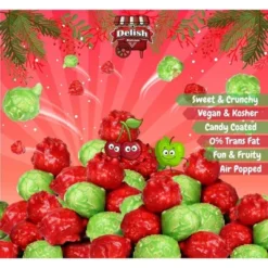 Holiday Red & Green Popcorn By It's Delish -Lipton Sale Store GUEST 2eb7e6fc 46a2 47e2 aaaf 80998dede64f