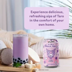 A-Sha Foods USA Hello Kitty Taro Kuromi Boba Milk Tea - 10.5 Fl Oz -Lipton Sale Store GUEST 300f2162 131c 40ff ade8 daef37ac28c6