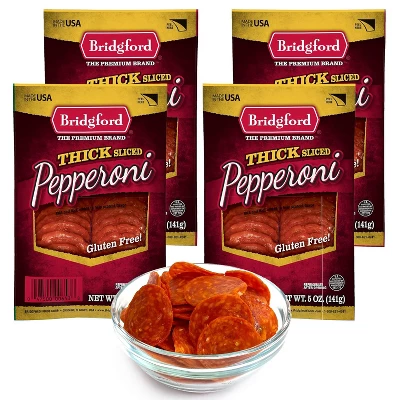 Bridgford Thick Sliced Pepperoni 5 Oz - Thick Pepperoni Slices For Pizza And Sandwiches With Zero Carb Ideal For Your Keto Diets 10 Bridgford Thick Sliced Pepperoni 5 Oz - Thick Pepperoni Slices For Pizza And Sandwiches With Zero Carb Ideal For Your Keto Diets - Image 10