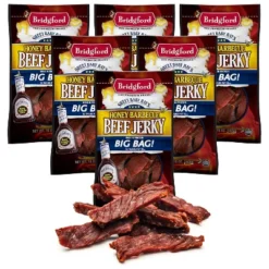 Bridgford Sweet Baby Ray’s Beef Jerky Honey BBQ 10 Oz - Ready To Eat High Protein Jerky For Midday Energy Boost Or A Post Workout Snack -Lipton Sale Store GUEST 32841056 ac41 4a22 b7ff 68a90217254b
