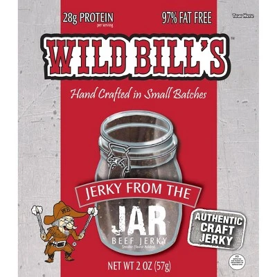 Wild Bill's Original Hickory Smoked Beef Jerky From The Jar 2 Ounce Pack (3 Count) 4 Wild Bill's Original Hickory Smoked Beef Jerky From The Jar 2 Ounce Pack (3 Count) - Image 4