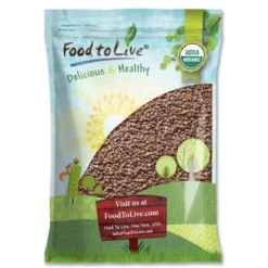 Organic Red Lentils Whole - By Food To Live