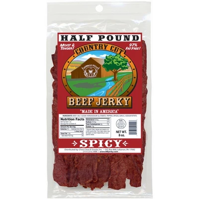 Buffalo Bills 8oz Spicy Country Cut Beef Jerky - Three 8oz Packs 1 Buffalo Bills 8oz Spicy Country Cut Beef Jerky - Three 8oz Packs