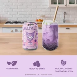 A-Sha Foods USA Hello Kitty Taro Kuromi Boba Milk Tea - 10.5 Fl Oz -Lipton Sale Store GUEST 39183501 e4a9 4ea7 8bb6 69df006af85d