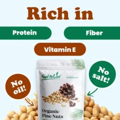 Organic Dry Roasted Pine Nuts - By Food To Live -Lipton Sale Store GUEST 3a055e64 1430 4cce 9ee7 4ee017d90528