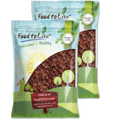 Dry Roasted Pecan Halves With Himalayan Salt - By Food To Live 10 Dry Roasted Pecan Halves With Himalayan Salt - By Food To Live - Image 10