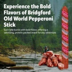Bridgford Old World Pepperoni Stick 16 Oz - Naturally Smoked Pepperoni Stick For Pizza And Sandwiches - High Protein Zero Carb Keto Snack. -Lipton Sale Store GUEST 4254af73 e8df 4a01 93a1 f394fada7a87
