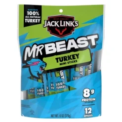 Jack Link's MrBeast Mini Turkey Sticks - 6oz/12ct -Lipton Sale Store GUEST 441290c3 bf04 43f3 b209 383f376a6287
