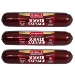 Bridgford Summer Sausage 16 Oz - Protein-Rich Keto-Friendly Shelf-Stable Snack - Great For Sausage Rolls And On Your Charcuterie Boards -Lipton Sale Store GUEST 4427e771 68c3 4a3f a222 b8334d3d0f11