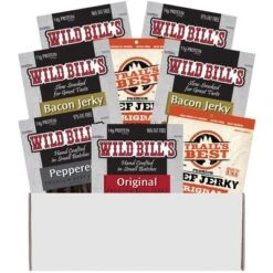 Wild Bill's Multi-Brand 8-Piece Jerky Sampler Box (8 Assorted Packs Of Beef Jerky And Bacon Jerky) 7 Wild Bill's Multi-Brand 8-Piece Jerky Sampler Box (8 Assorted Packs Of Beef Jerky And Bacon Jerky) -Lipton Sale Store GUEST 45866213 b44f 48f6 9e11 38ee2c96886f