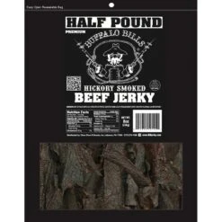 Buffalo Bills 8oz Premium Hickory Beef Jerky Packs (three 8oz Beef Jerky Packs)