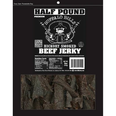 Buffalo Bills 8oz Premium Hickory Beef Jerky Packs (three 8oz Beef Jerky Packs) 1 Buffalo Bills 8oz Premium Hickory Beef Jerky Packs (three 8oz Beef Jerky Packs)