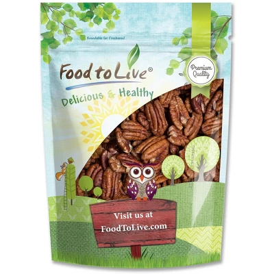 Dry Roasted Pecan Halves - By Food To Live 8 Dry Roasted Pecan Halves - By Food To Live - Image 8