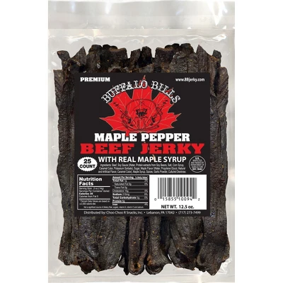 Buffalo Bills Maple Pepper Beef Jerky 2 Bag Starter Kit (2 Bags And 1 Jar) 2 Buffalo Bills Maple Pepper Beef Jerky 2 Bag Starter Kit (2 Bags And 1 Jar) - Image 2