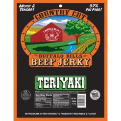 Buffalo Bills 2.6oz Teriyaki Country Cut Beef Jerky - Six 2.6oz Packs