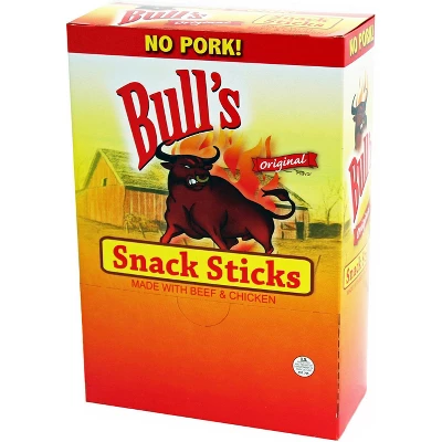 Bull's 0.25oz Original Sticks (No Pork) 100-ct Boxes - 2 Boxes 2 Bull's 0.25oz Original Sticks (No Pork) 100-ct Boxes - 2 Boxes - Image 2