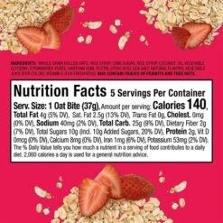 Bobo's Oat Bars Stuff'd Strawberry Bites - 6.5oz
