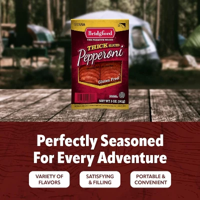 Bridgford Thick Sliced Pepperoni 5 Oz - Thick Pepperoni Slices For Pizza And Sandwiches With Zero Carb Ideal For Your Keto Diets 4 Bridgford Thick Sliced Pepperoni 5 Oz - Thick Pepperoni Slices For Pizza And Sandwiches With Zero Carb Ideal For Your Keto Diets - Image 4