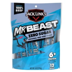 Jack Link's MrBeast Zero Sugar Mini Beef Sticks Original - 6oz/12ct -Lipton Sale Store GUEST 5ff017ae 2526 4a9c 9ef1 2f85cf50c328