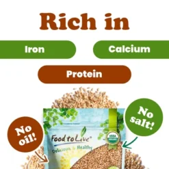 Organic Toasted Hulled Sesame Seeds – By Food To Live 11 Organic Toasted Hulled Sesame Seeds – By Food To Live -Lipton Sale Store GUEST 60f9d6b1 6cbb 431b 9f58 162bdb540ab4