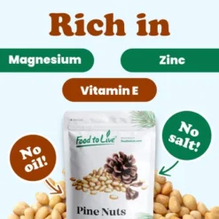 Dry Roasted Pine Nuts - By Food To Live 13 Dry Roasted Pine Nuts - By Food To Live -Lipton Sale Store GUEST 6200f009 981e 461c aedc 927f7ca5112e