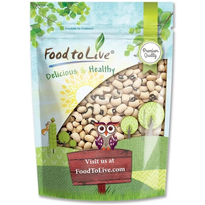 Black-Eyed Peas — Non-GMO Verified, Raw Dried Whole Cow Peas, Sproutable, Bulk. Easy To Cook. Great For Soups, Stews, Salads And Vegan Burgers 8 Black-Eyed Peas — Non-GMO Verified, Raw Dried Whole Cow Peas, Sproutable, Bulk. Easy To Cook. Great For Soups, Stews, Salads And Vegan Burgers - Image 8