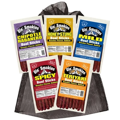 Buffalo Bills 5-ct Assorted Ole Smokies (Beef Sticks) Sampler - Five 7oz Packs 5 Buffalo Bills 5-ct Assorted Ole Smokies (Beef Sticks) Sampler - Five 7oz Packs - Image 5
