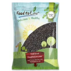 Dry Roasted Black Sesame Seeds - By Food To Live -Lipton Sale Store GUEST 64041a48 d103 4210 867a cc7d4b56e4d6