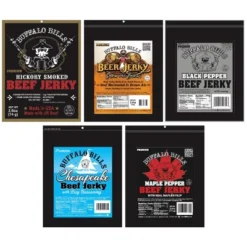 Buffalo Bills 5-ct Assorted Premium Beef Jerky Sampler - Five 2.6oz Packs