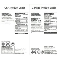 Organic Raw Sunflower And Pumpkin Seed Mix - By Food To Live