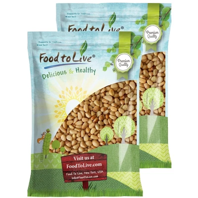 Dry Roasted Pine Nuts With Himalayan Salt - By Food To Live 9 Dry Roasted Pine Nuts With Himalayan Salt - By Food To Live - Image 9