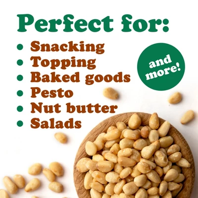 Dry Roasted Pine Nuts With Himalayan Salt - By Food To Live 5 Dry Roasted Pine Nuts With Himalayan Salt - By Food To Live - Image 5