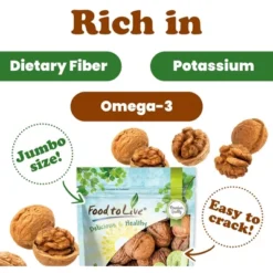 Jumbo Walnuts In Shell - By Food To Live -Lipton Sale Store GUEST 6958bf8d 2cc7 4ba3 93f0 9102178c209c